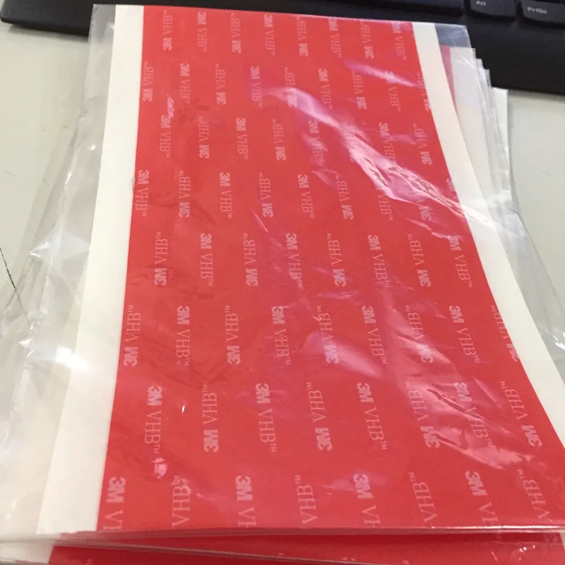 

Free Shipping 5pcs/lot 105mmx200mm 3M VHB 4905 Double-sided Clear Transparent Acrylic Foam Adhesive Tape Long
