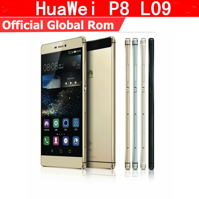 

Global Version HuaWei P8 L09 4G LTE Cell Phone Kirin 930 Octa Core Android 5.0 5.2" FHD 1920X1080 3GB RAM 16GB ROM 13.0MP NFC