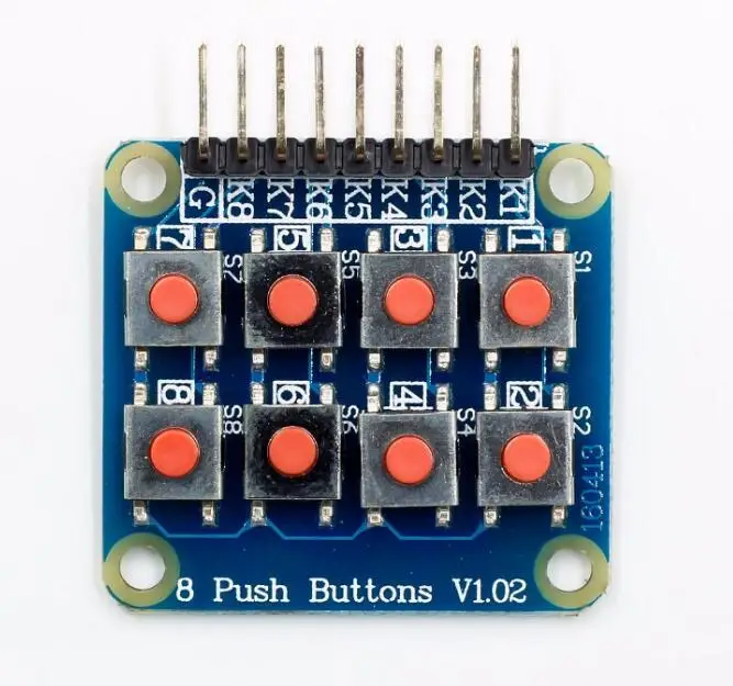 2x4 клавиатуры 4x2 8 кнопочных кнопок V1.00 кнопочная Матрица Кнопка для Arduino AVR PIC 2*4