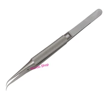 Мобильный телефон Ремонт Пинцет из нержавеющей стали сверхжесткий сплав Ультра Острый изогнутый 0,15 мм сильный отпечаток пальца пинцет
