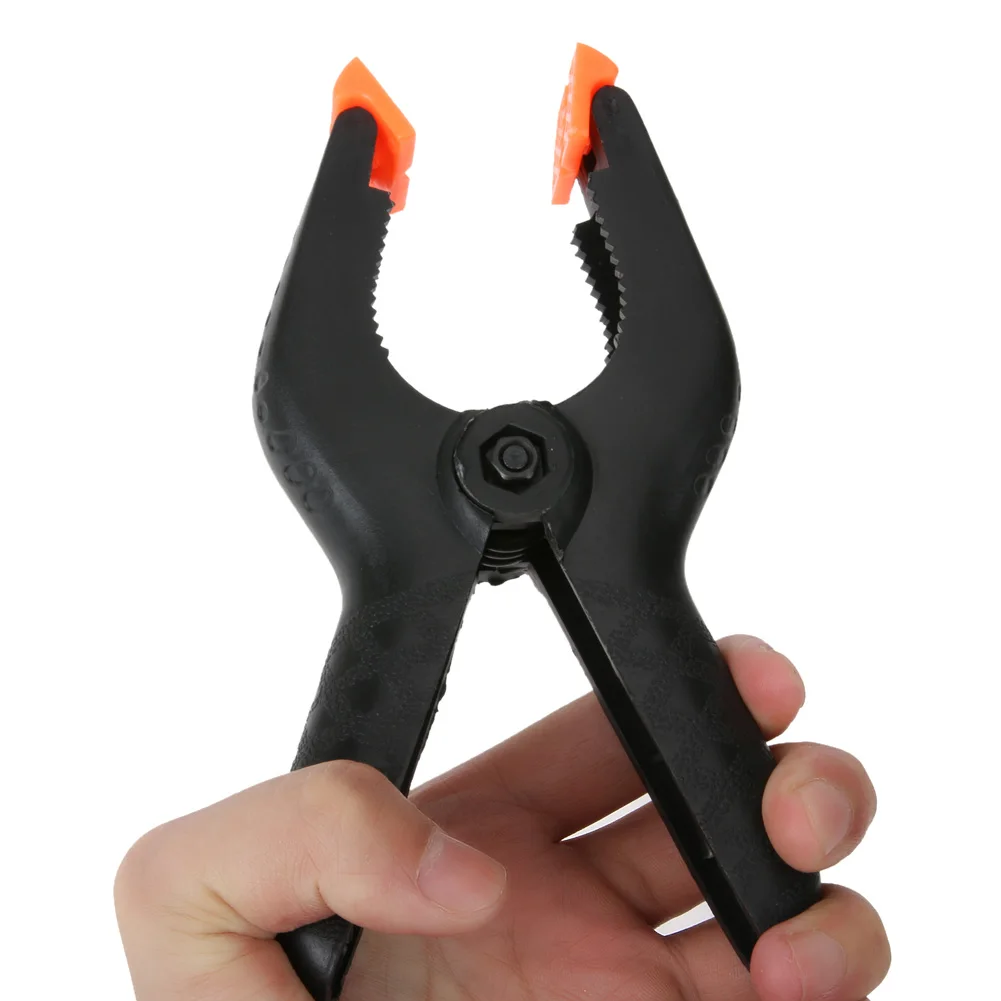 

4PCS Professional 6 Inch Plastic Nylon Spring Clamps Clip Tips Set for Photography Plate Background Woodworking High Qaulity