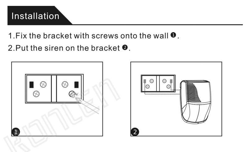 solar wireless siren 12