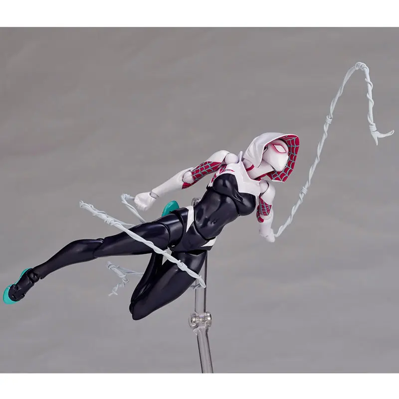 Spider-man Spider Gwen PVC Action Figure Toys Movie Lady Amazing Spiderman Spidergwen Figruas Dolls Cosplay Gift 16cm  (3)