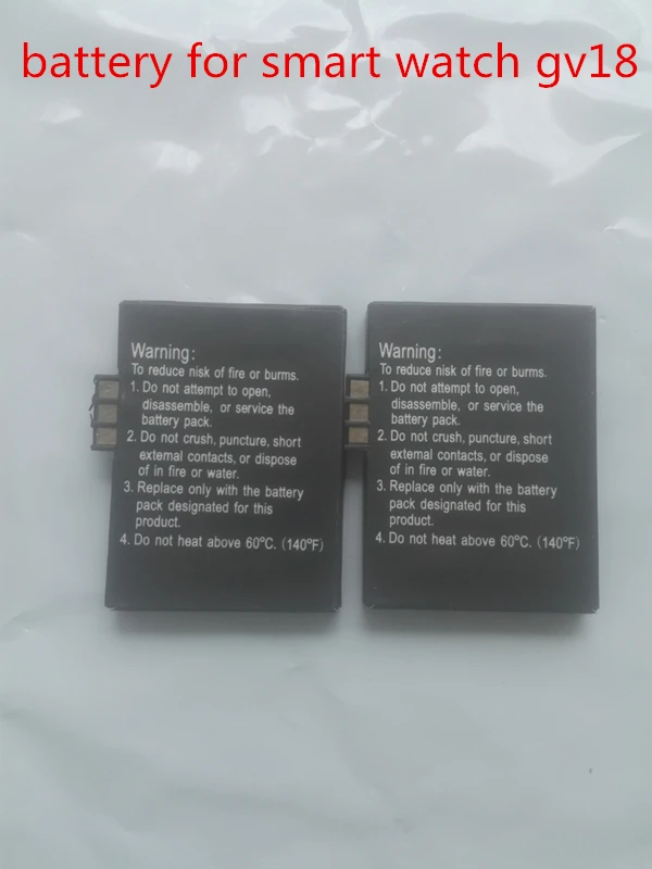 Original rechargeable Li ion Battery For Smart Watch dz09 font b SmartWatch b font Battery Replacement