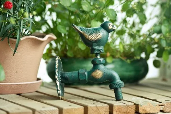 MTTUZK наружный садовый смеситель в форме животного кран античная латунь птичка кран для мытья швабры/сад полив смеситель в форме животных
