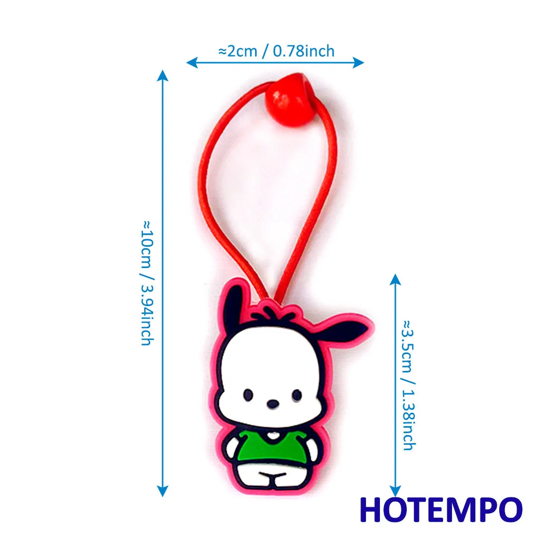 Милый мультфильм Pochacco Pekkle Maru Keroppi Kuromi Melody Twinstars Япония Kawaii Девушки эластичные