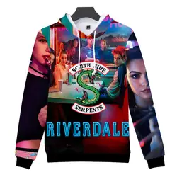 Новый 3D Riverdale толстовки для мужчин/wo для мужчин Высокое качество Harajuku 3D Принт толстовки для мужчин Толстовка Riverdale с капюшоном 3D топы