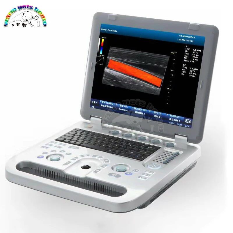 3D Ultrasonic Scanner Color Ultrasonic Machine Portable Doppler Veterinary Ultrasound Scanner Veterinary Equipment 2
