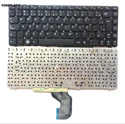 Бр Бразилия клавиатура для ноутбука lenovo Z460 Z460A серая рамка Черный клавиатуры макет BR