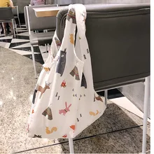 Утилизация отходов Сумки домашнего хранения косметичка Новинки для женщин Складная удобный многоразовая сумка для покупок Tote Сумка в стиле casual