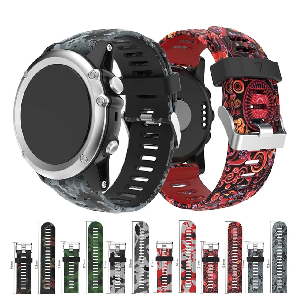 

For Garmin Fenix 3 Fenix 3 HR Fenix 5x Bands Replacement Silicone Watchband Strap for Garmin Fenix 5X Plus 3/3 HR Straps
