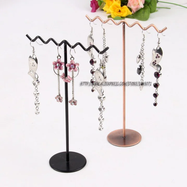 Promotional 6pcs Metal Earring Dislay Rack Bangle Holder Necklace