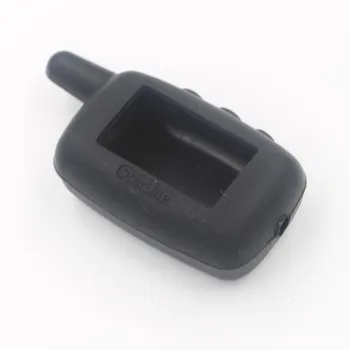 

Silicone Case Cover, Compatible with 2 Way Car Alarm System LCD Remote Control Key Fob Chain Starline A6/A9/A8/A4 Keychain