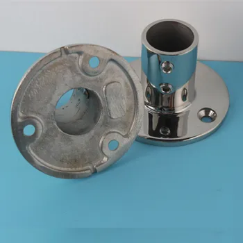 

A Pair 90 ANGLED STANCHION SOCKET MARINE GRADE 316 STAINLESS STEEL STANCHION BASE SOCKET