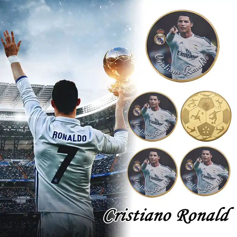 Wr Commemorative Football Player Cristiano Ronaldo Gold Plated