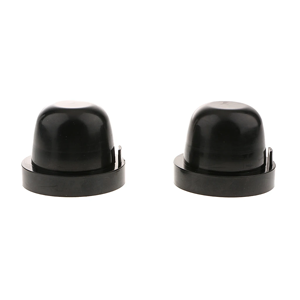 2x Universal HID LED Headlight Headlamp Dust Cover Light Cap Dustproof 65mm/70mm/75mm Rubber Housing Seal Cap