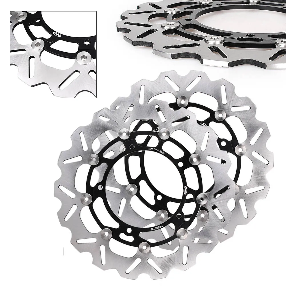 Front Brake Disc Disk Rotors For Yamaha YZF R6/R1 & FAZER 8 ABS & FZ8 ABS & XTZ SUPER TENERE 1200 Pair Mtorcycle Accessories Front Brake Disc Disk Rotors For Yamaha YZF R6/R1 & FAZER 8 ABS & FZ8 ABS & XTZ SUPER TENERE 1200 Pair Mtorcycle Accessories