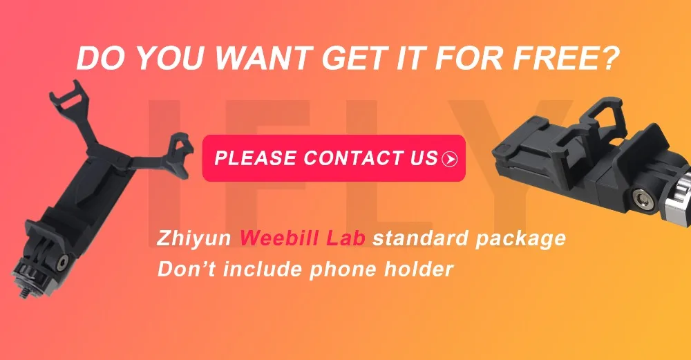 Zhiyun Weebill Lab аксессуары для Кардана рукоятка с 1/4 винтовым отверстием для Zhiyun Weebill Lab Crane 3 стабилизатор
