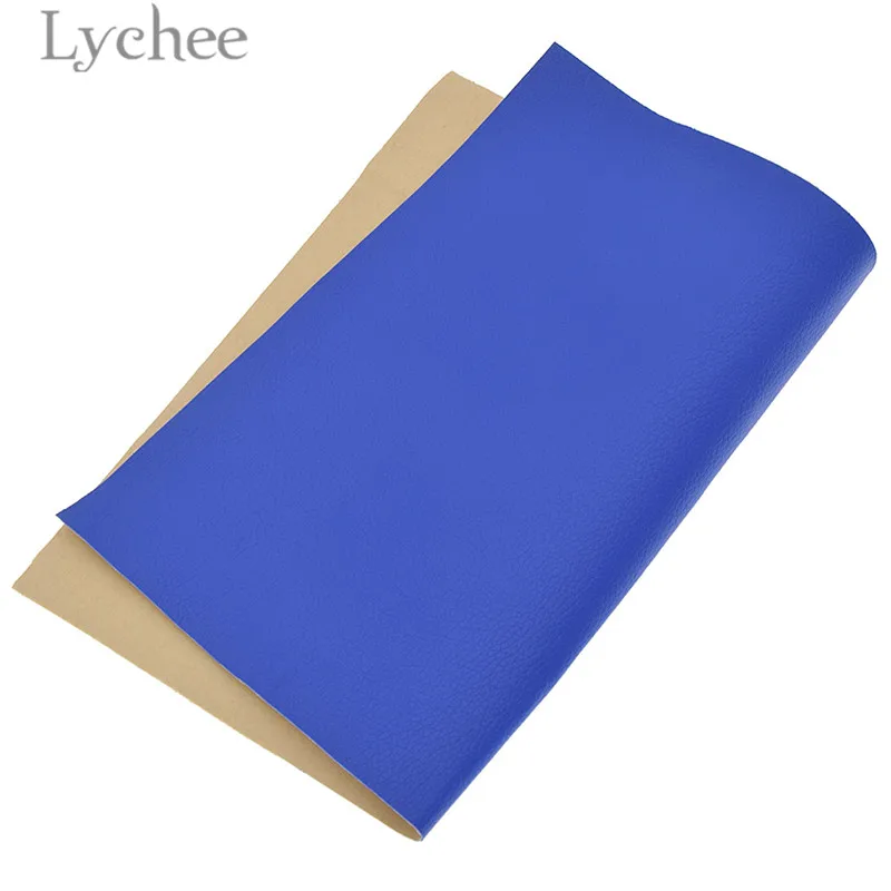 Lychee Life 21x29 см A4 цветные накладные ткани из искусственной кожи самоклеющиеся синтетические кожаные DIY материал патч для сумок одежды - Цвет: 12