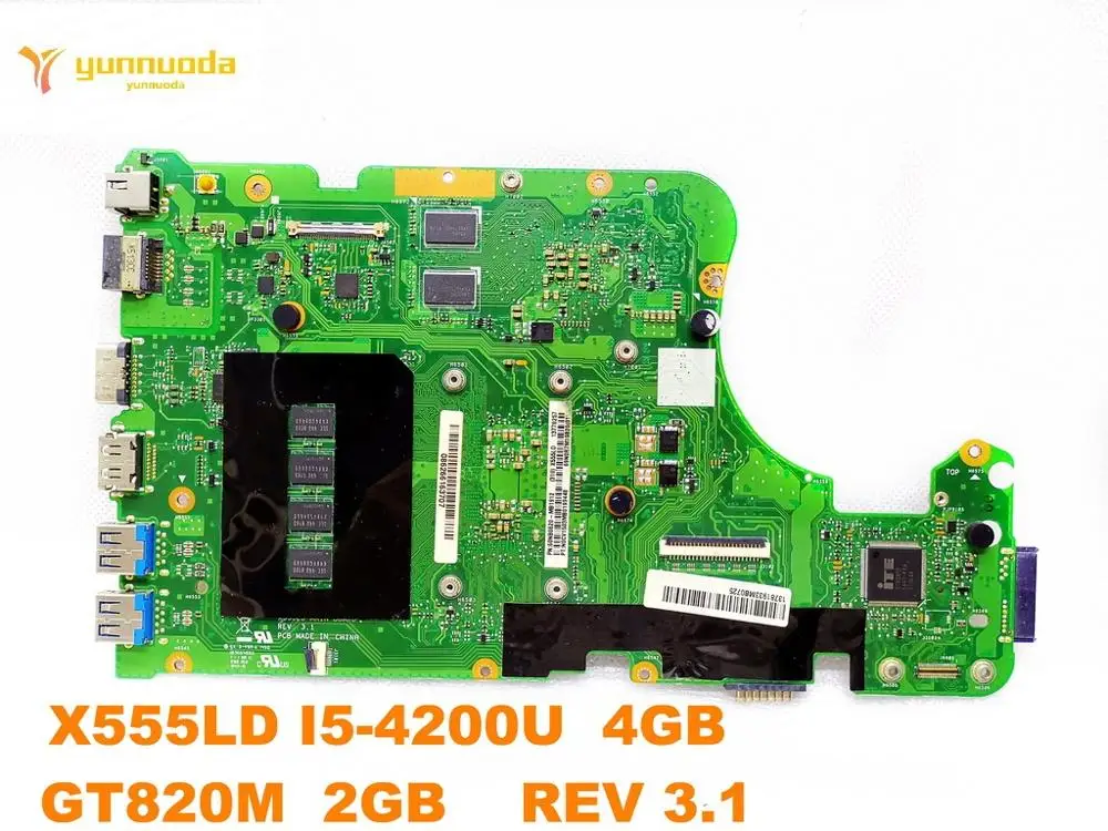 الأصلي ل ASUS X555LD اللوحة المحمول X555LD I5-4200U 4 GB GT820M 2 GB REV 3.1 اختبار جيد شحن مجاني