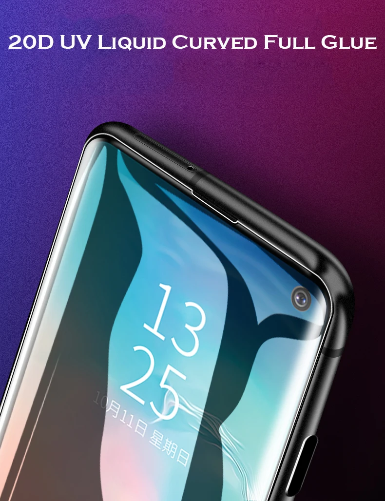 УФ жидкое стекло для samsung Galaxy Note 10 Pro S10 Plus S10 5G Полное покрытие протектор экрана Note 9 S9 S8 закаленное защитное стекло