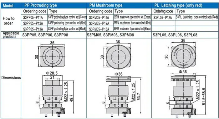 S3PL-M5 M5 Port Mechanical Valve