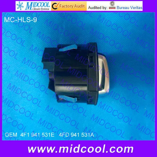 Высококачественный переключатель фар для AUDI A6 OEM:8E0 941 531A OEM 4F1941531D 4F1941531E |
