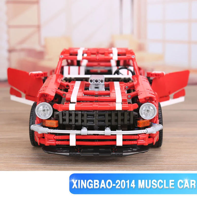 XingBao 07001 Techinc блоки 2000 шт мускулистый автомобиль строительные игрушки кирпич с