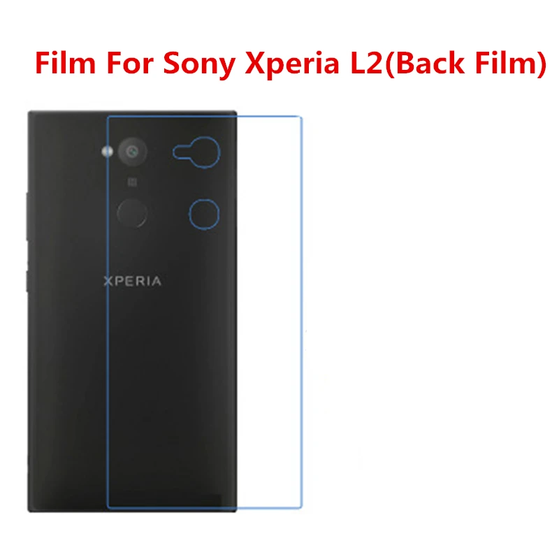 

1/2/5/10 Pcs Ultra Thin Clear HD LCD Screen Guard Protector Film With Cleaning Cloth Film For Sony Xperia L2(Back Film).