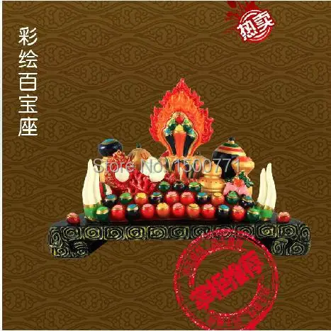 

Tantric /Buddhist dharma adder / for the wealth of blessings and wisdom / hand painted hundreds of throne 15 inch