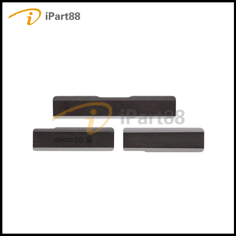 

YUEYAO Micro SD Card + SIM Card + USB Charging Slot Port Dust Plug Block Cover For For Sony Xperia Z1 L39h C6903 C6902