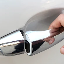 LHD ABS Хромовая автомобильная пленка Наружная ручка боковой двери Накладка Стикеры для peugeot 3008 GT /5008 GT