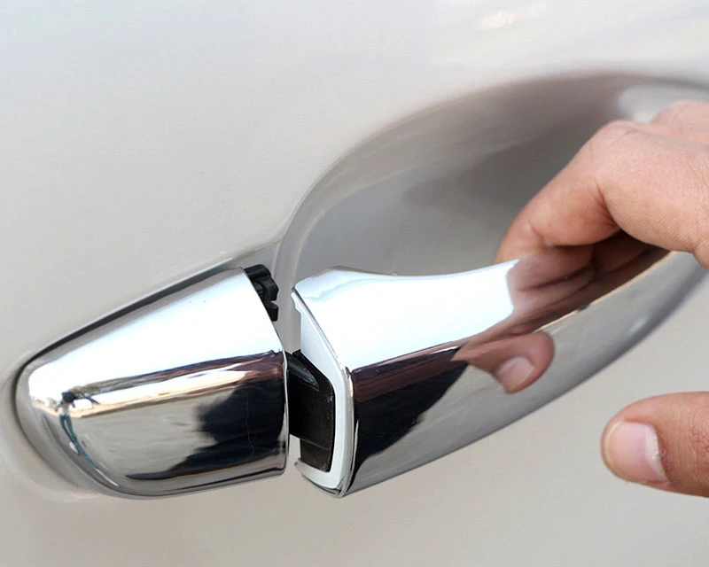 

LHD ABS Chrome Car Outer Side Door Handle Cover Trim Sticker For Peugeot 3008 GT 2016 2017 2018/ 5008 GT 2017 2018