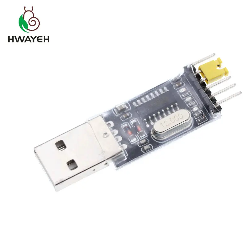 

CH340 module USB to TTL CH340G upgrade download a small wire brush plate STC microcontroller board USB to serial
