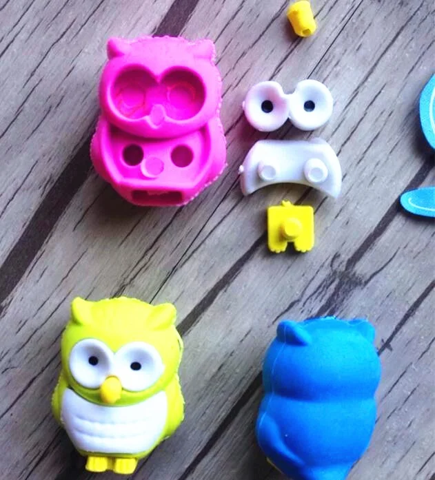 1 шт./партия Kawaii 3D Сова Дизайн не токсичный ластик подарок студентов призы детские развивающие игрушки офисные школьные принадлежности