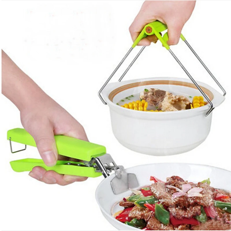 Scald Proof Bowl Holder Spot Clips Stainless Steel Clamp Device Disk