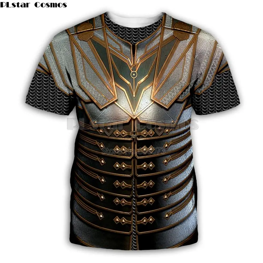 

PLstar Cosmos Fashion Men t shirt game of Thrones character armor 3D Print Unisex T shirt summer streetwear Cosplay t shirts