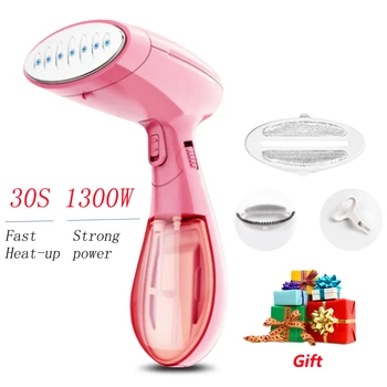 

1300W Powerful Handheld Fabric Garment Steamers 120ML 30 Seconds Fast-Heat Garment Steamer For Home Travelling Steam Iron