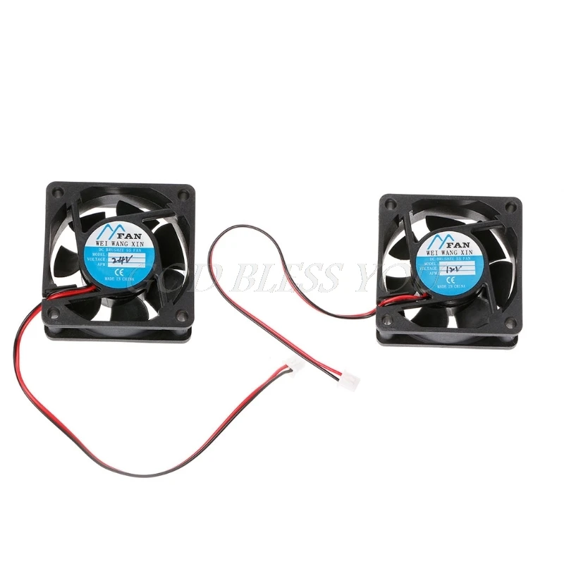 80x80mm DC 5V 2Pin Brushless Quiet PC Computer Cooler Cooling Fan Case Fan