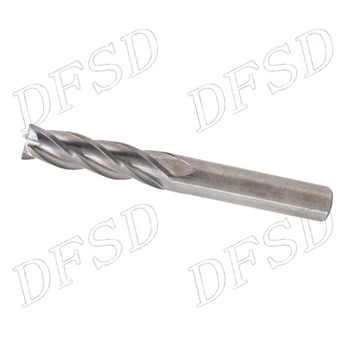 

6mm Shank 22mm Blade Length Carbide CNC Four 4 Flute Spiral Bit End Mill Cutter