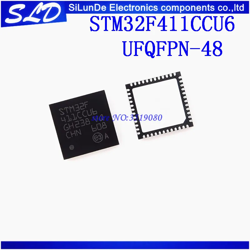 Бесплатная доставка 2 шт./лот STM32F411CCU6 STM32F 411CCU6 STM32F411 UFQFPN-48 новая и оригинальная
