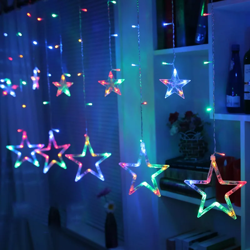 220V LED Solar Power Fairy Holiday Lights Christmas Holiday Party Xmas Tree Curtain Decoration String Waterproof Curtain Lamp цена 220V LED Solar Power Fairy Holiday Lights Christmas Holiday Party Xmas Tree Curtain Decoration String Waterproof Curtain Lamp цены онлайн