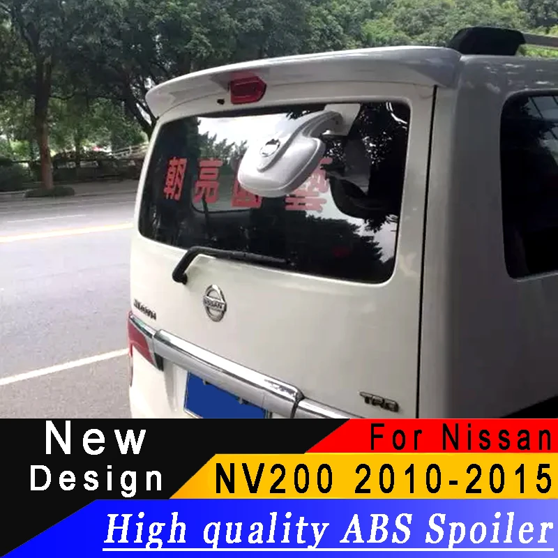 Большой спойлер на крышу для Nissan NV200 2010 2015 высококачественный праймер из АБС