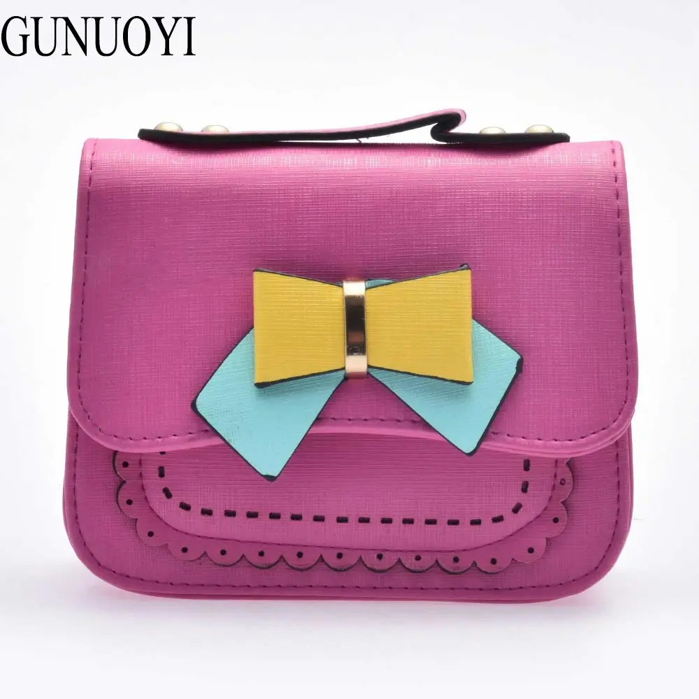 GUNUOYI PU Leather Girls Bag Girls Shoulder Bag kids handbag Crossbody