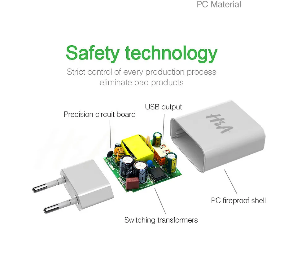 H& A Quick Charge 3,0 USB зарядное устройство для samsung S10 Plus S9 S8 QC3.0 мульти зарядное устройство для iPhone X XSMax 7 8 6 Plus EU зарядное устройство