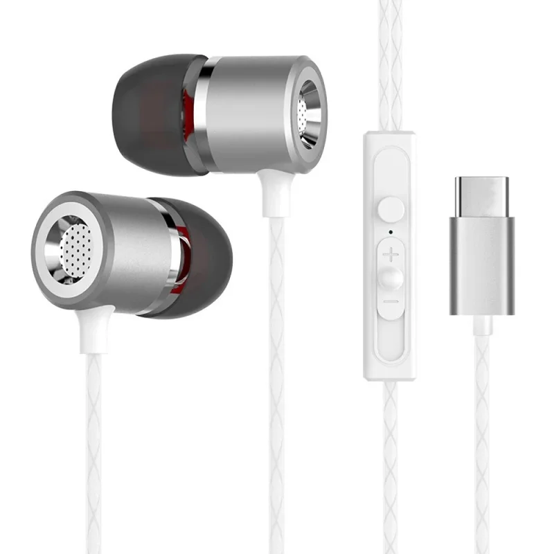 

USB Type C Earphones, Earphone HiFi Chip Inbedded Continual Digital Lossless Audio for LeEco Pro Xiaomi Huawei