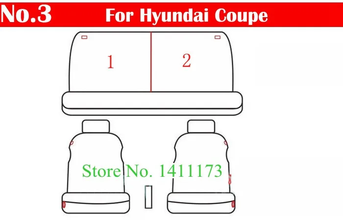 Набор чехлов для сидений автомобиля для hyundai coupe, чехлы для сидений, автомобильные аксессуары, сэндвич-покрытие из ткани, защита сидений