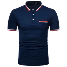 Деловая повседневная мужская рубашка Поло спортивная цифровая рубашка с коротким рукавом анти-пиллинг рубашка Размер