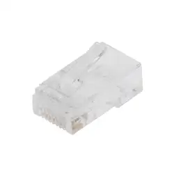 25 шт Позолоченные RJ45 чистая сетевые кабели модульный разъем Cat5 CAT5e разъем 8P8C модульная Rj45 клеммами