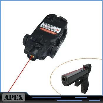 

Tactical Pistol Red Laser Sight Scope For Glock 17 18c 22 34 Series low Picatinny Rail Mount
